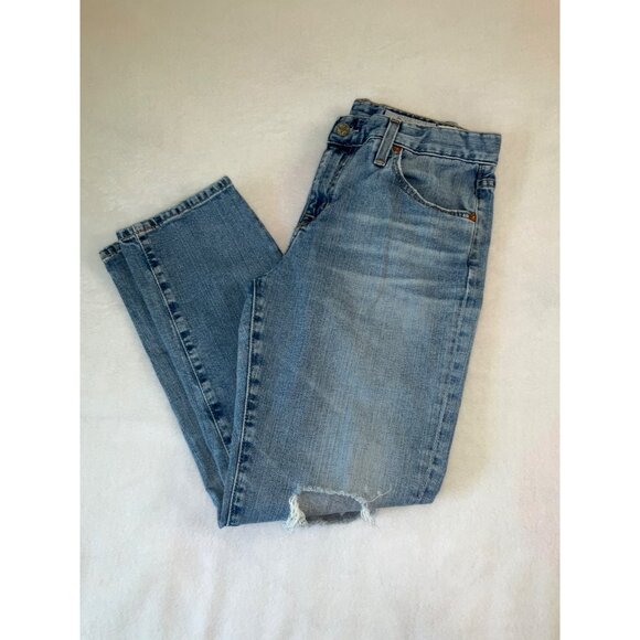 AG - ED Denim The EX-Boyfriend Slim Jeans distressed size 28 - Picture 2 of 10